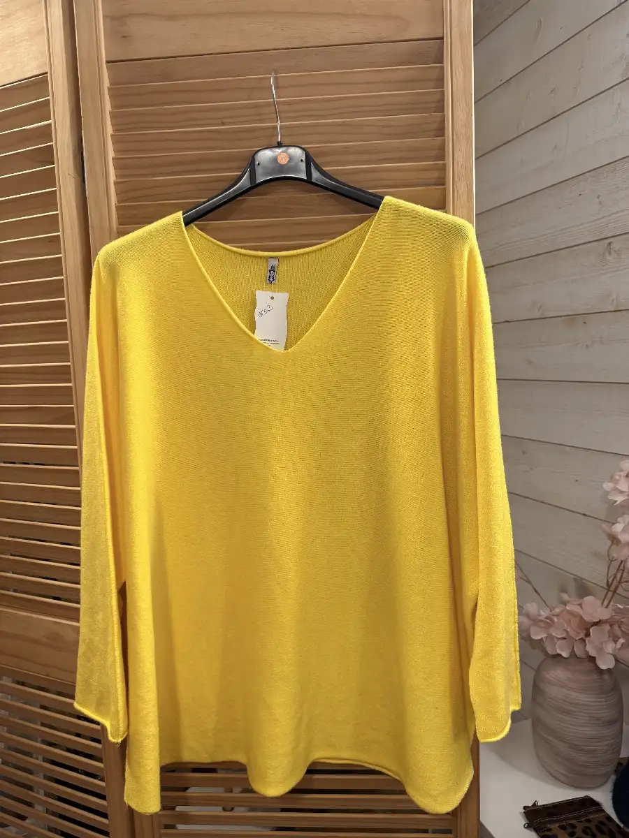Pull Maeva #843 Pulpeuse (Citron)