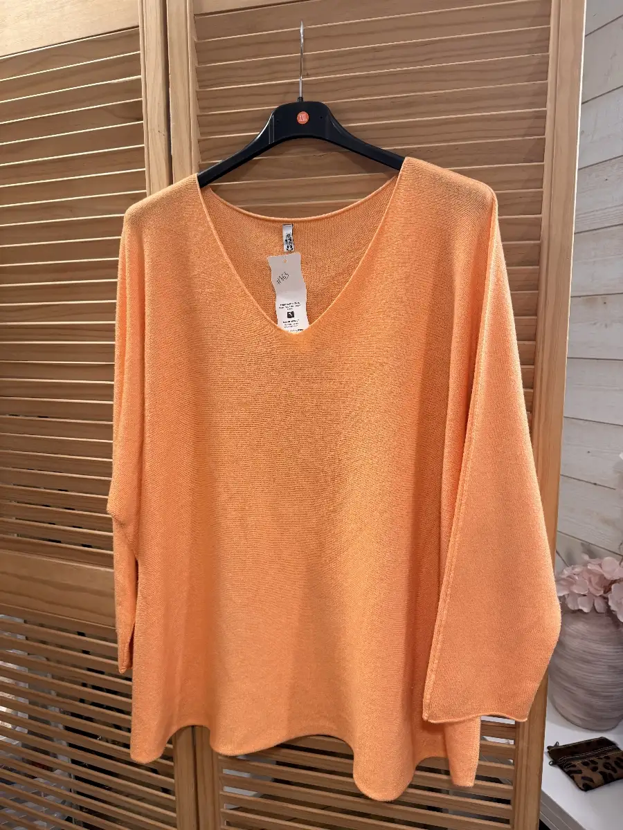 Pull Maeva #843 Pulpeuse (Abricot)