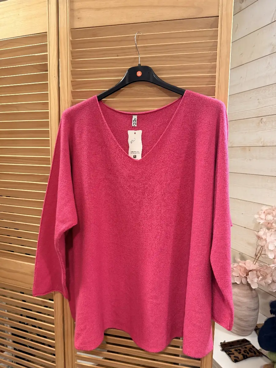 Pull Maeva #843 Pulpeuse (Fuchsia)