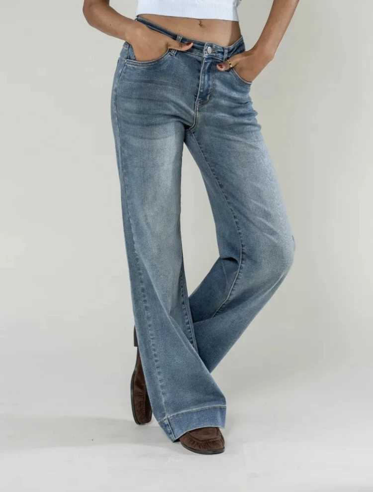 Jean Flare bas couture #866