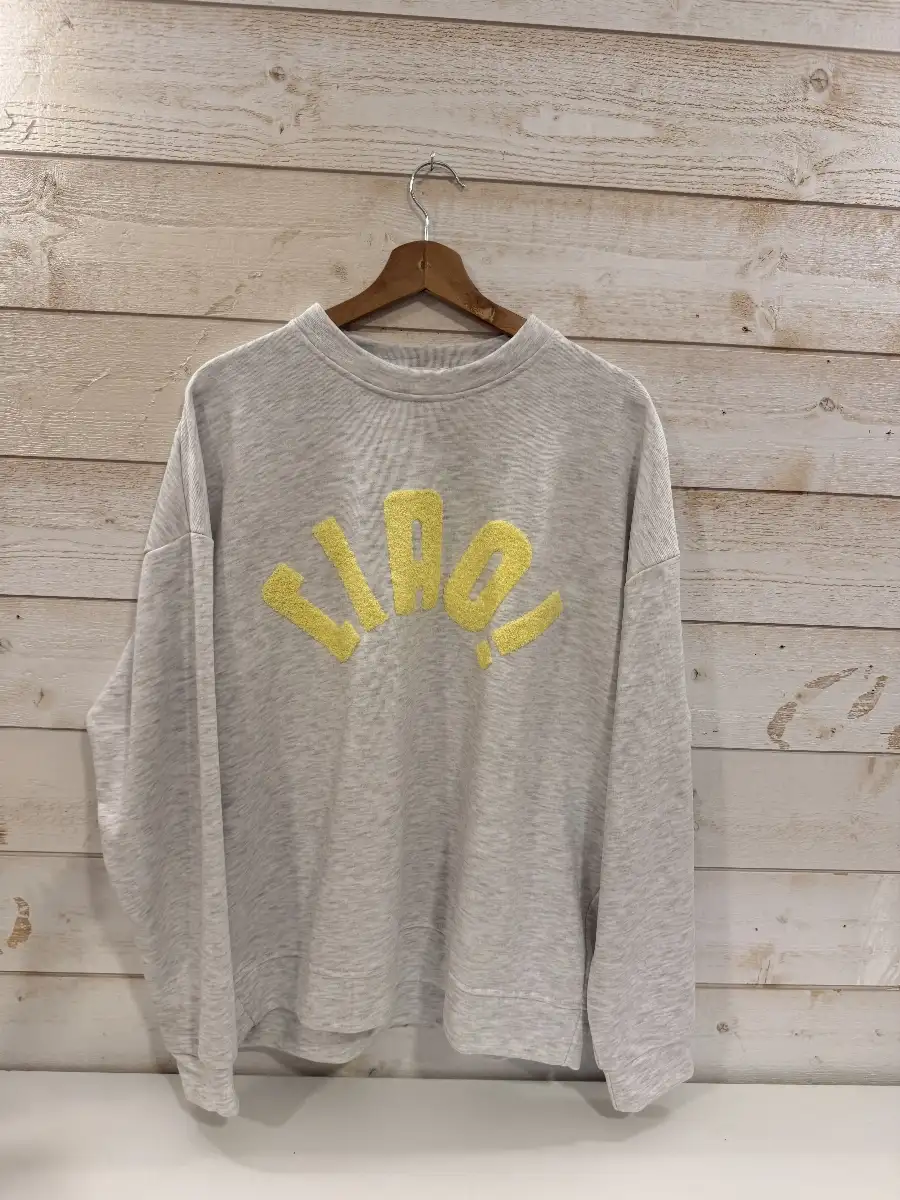 Sweat CIAO ! #798 gris et jaune