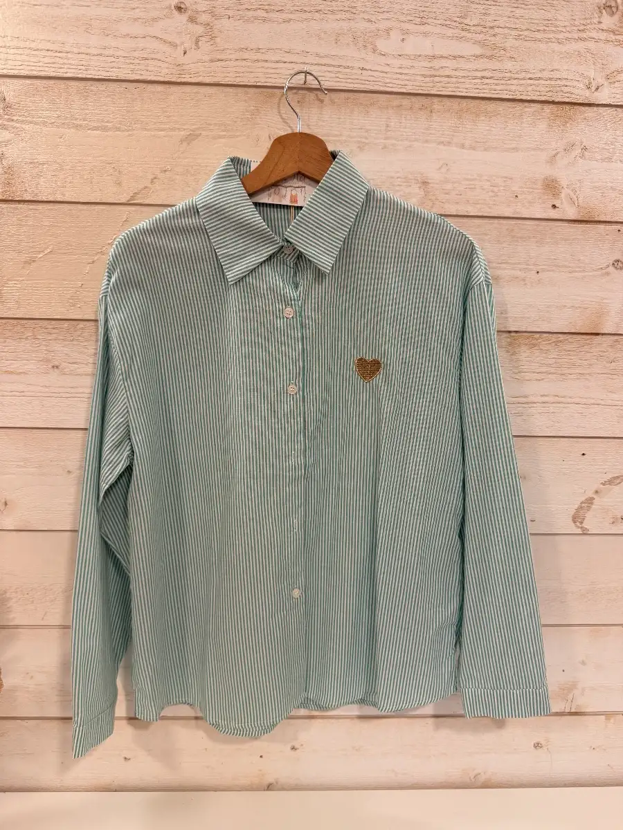 Chemise Zoé #801 Aqua