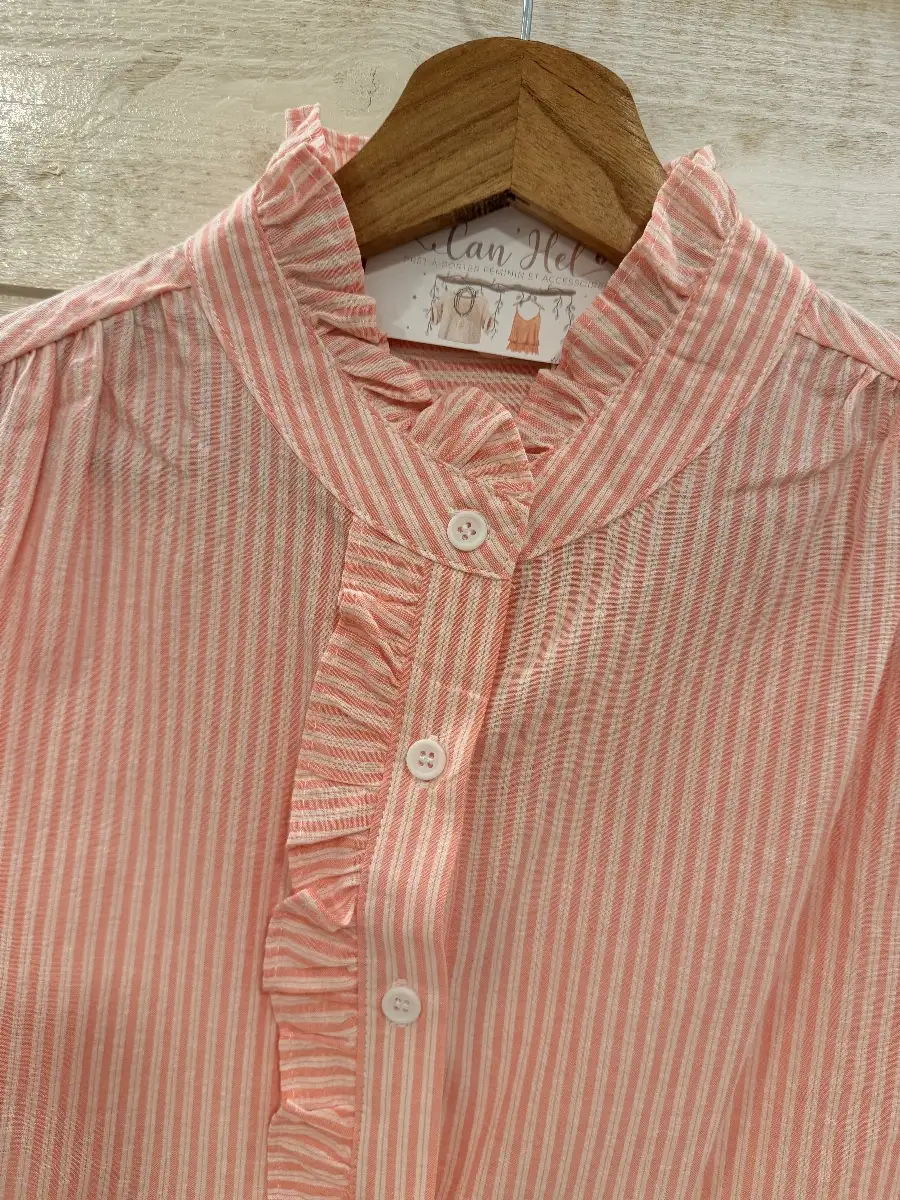 Chemise Camélia #805 Saumon