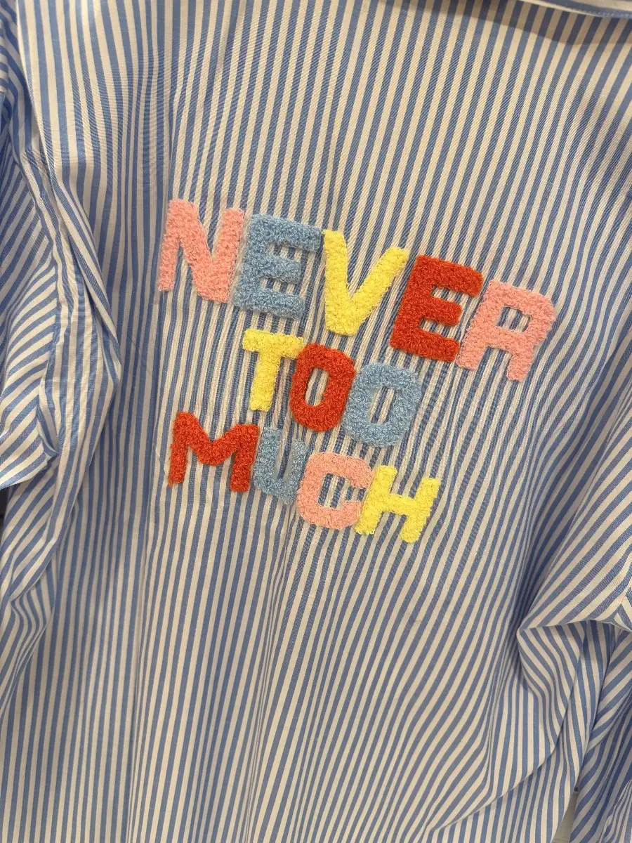 Chemise NEVER TOO MUCH #828