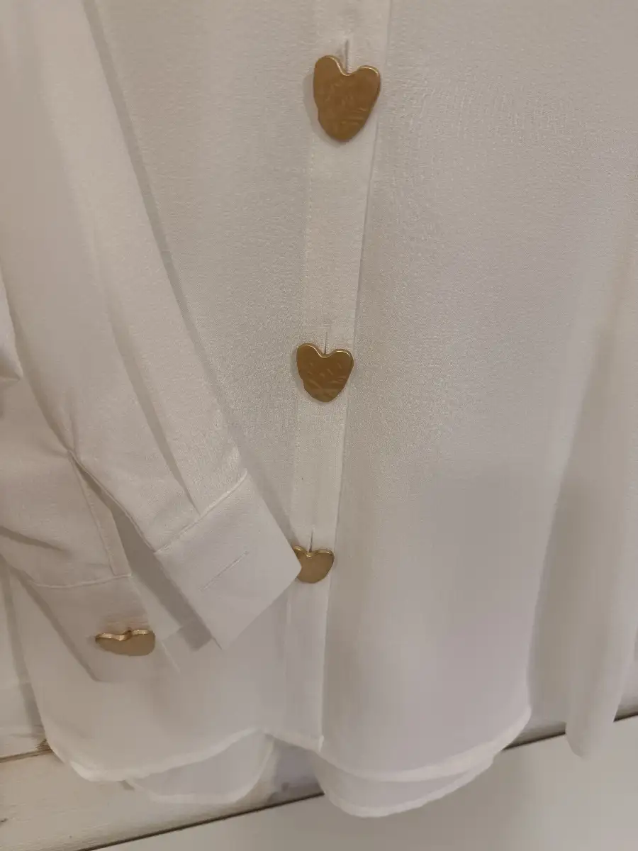 Chemise Cassie #841 blanc (pulpeuse)