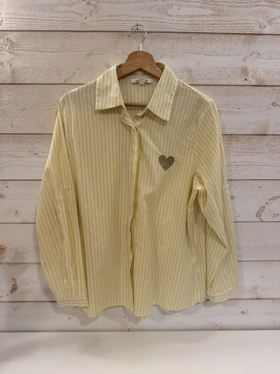 Chemise Amélie #856 Jaune(Pulpeuses)