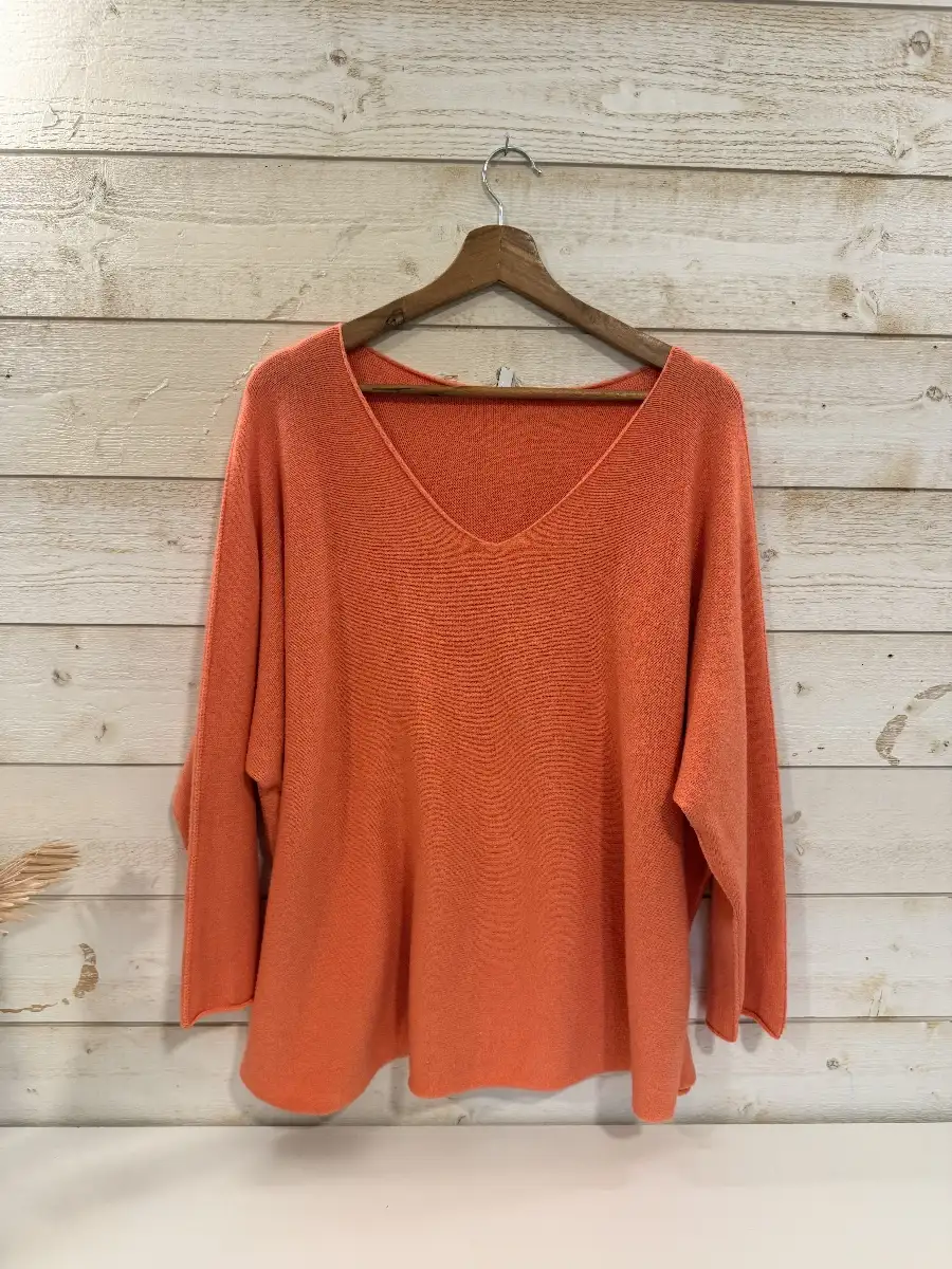 Pull Maeva #863 Pulpeuse (Papaye)