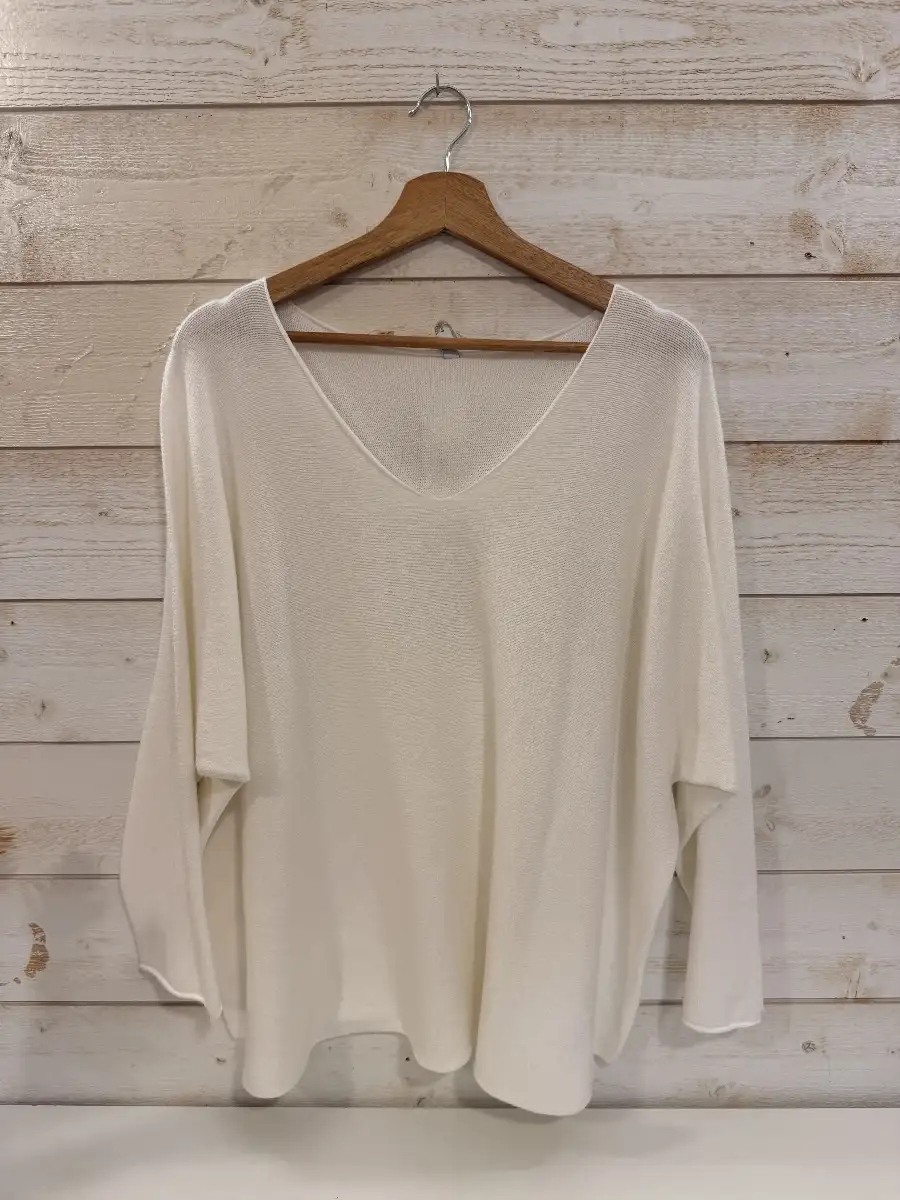 Pull Maeva #863 Pulpeuse (Blanc)