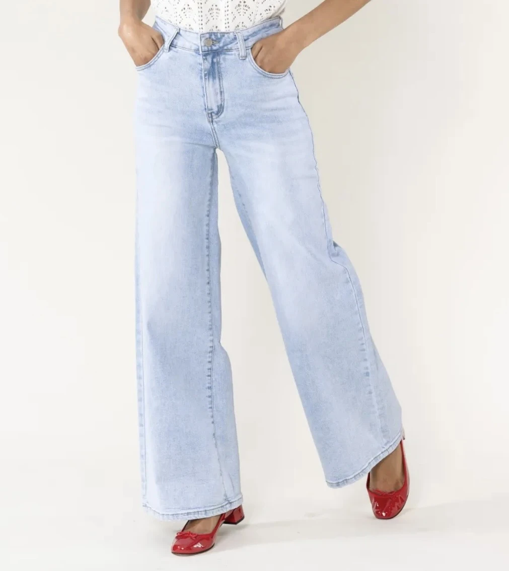 #871 Jean Super Wide Extra Clair