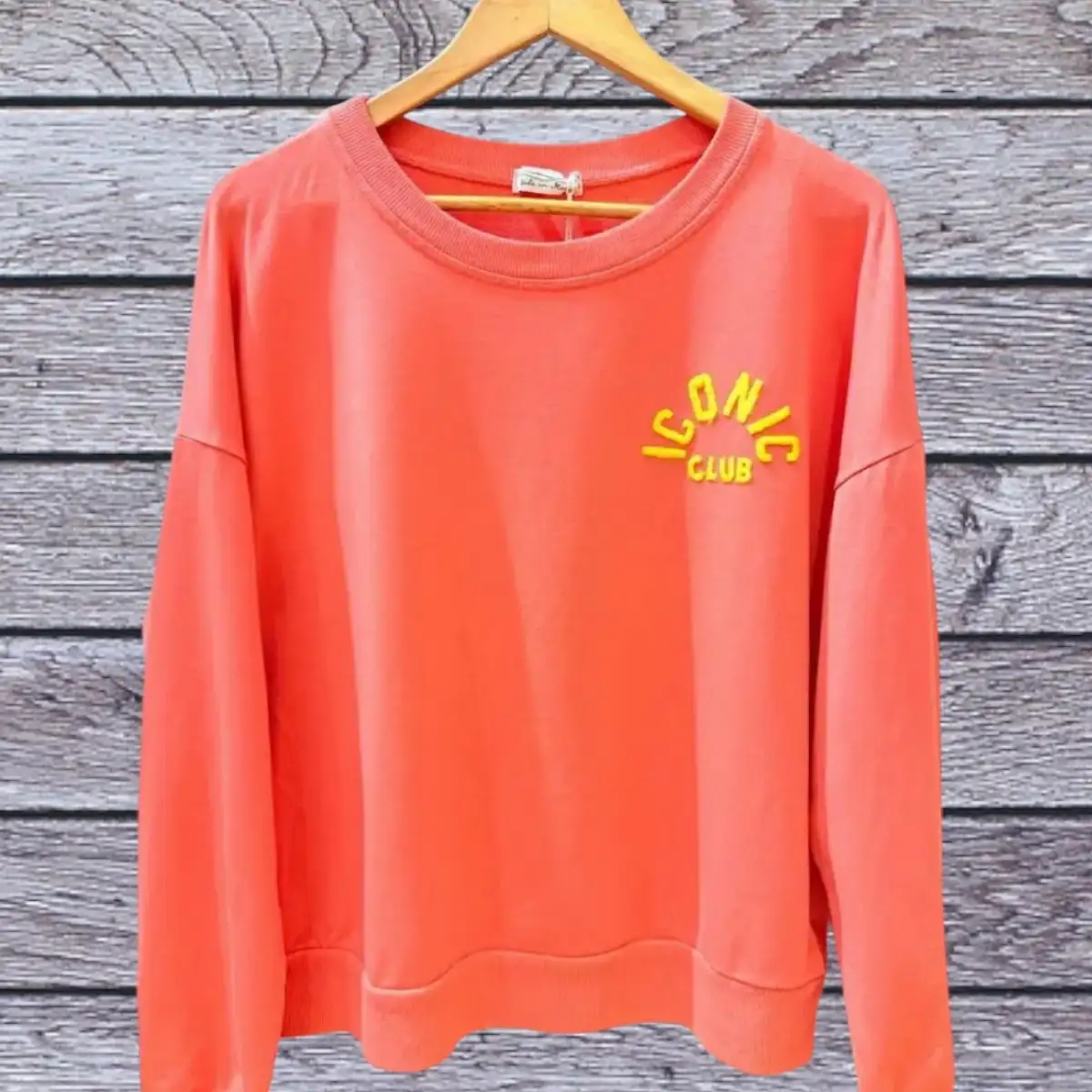 #873 Sweat ICONIC CLUB Corail