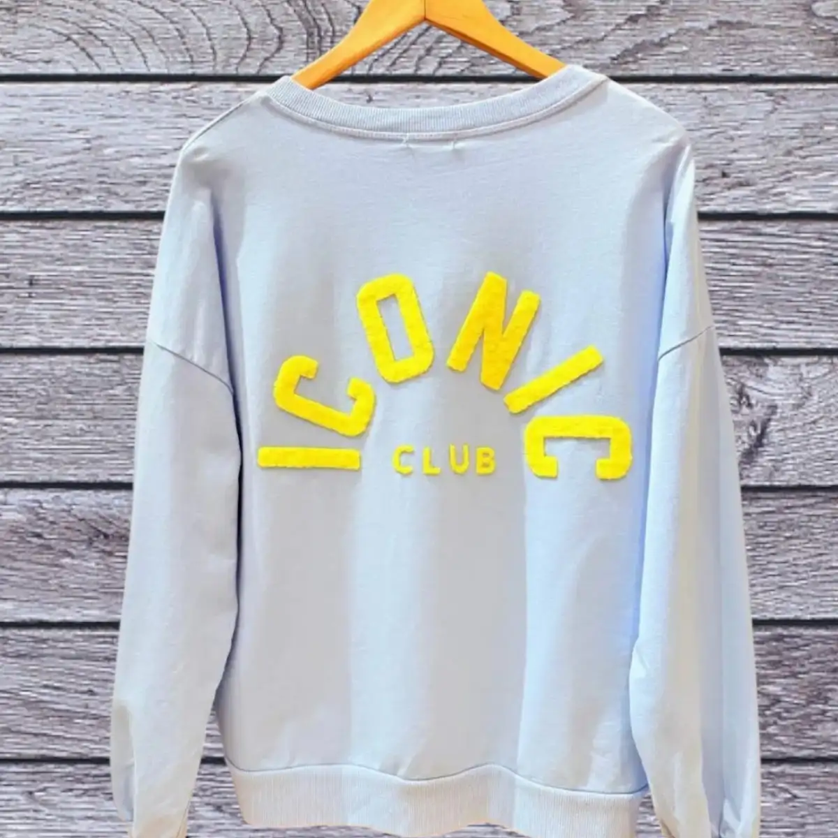 #875 Sweat ICONIC CLUB Ciel