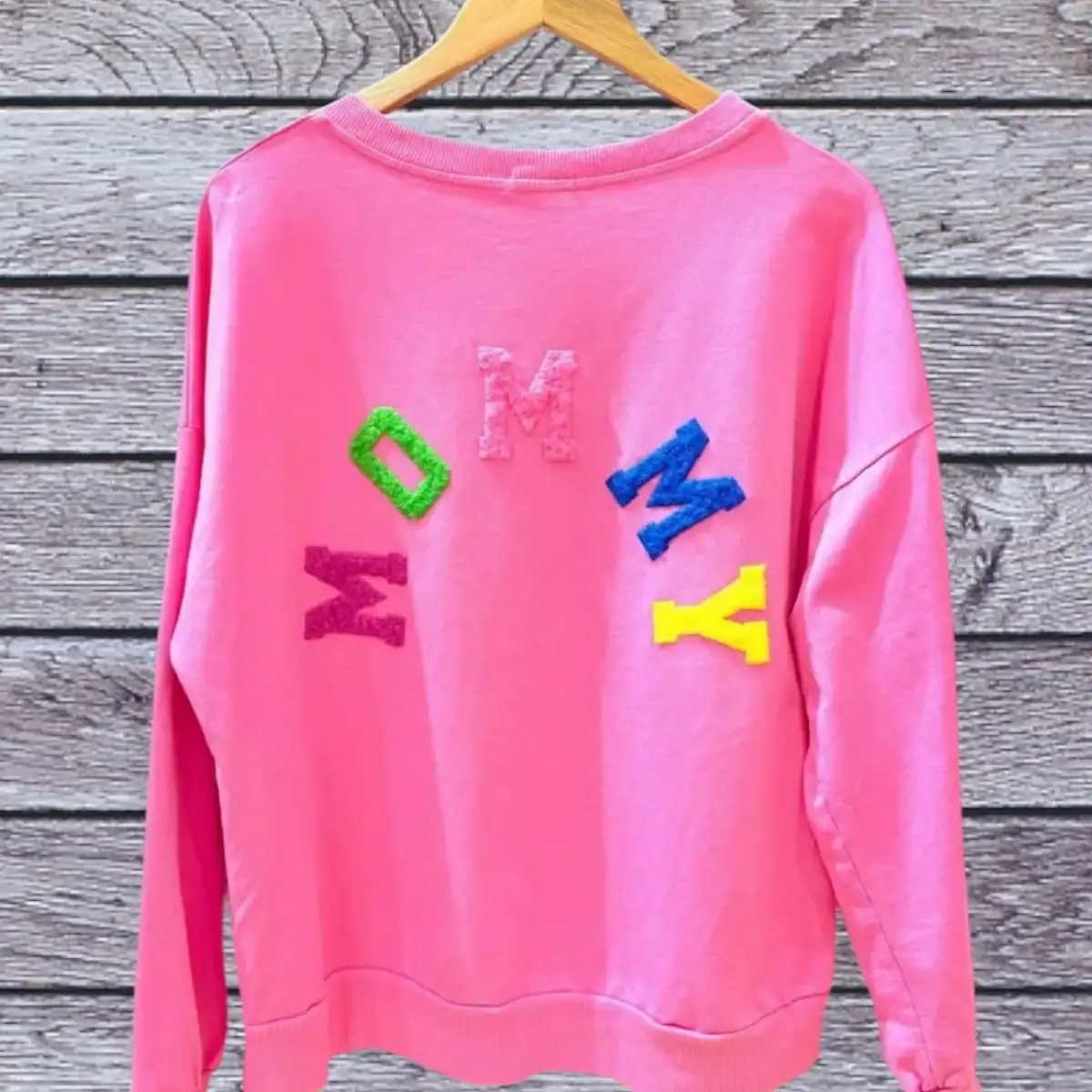 #874 Sweat ICONIC MOMMY Fuchsia