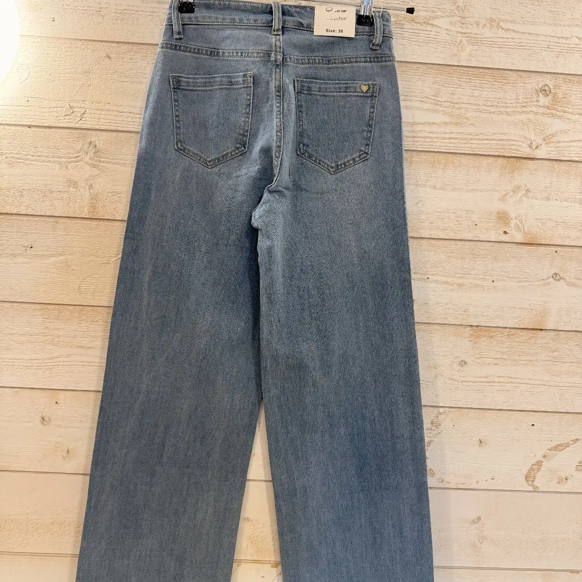 #894 Jean Wide Strass