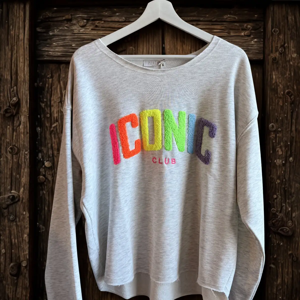 #892 Sweat ICONIC Gris