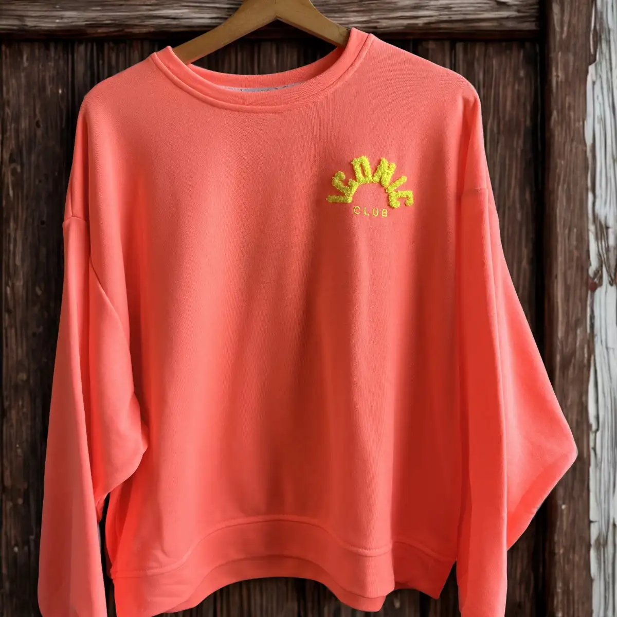 #891 Sweat ICONIC corail fluo
