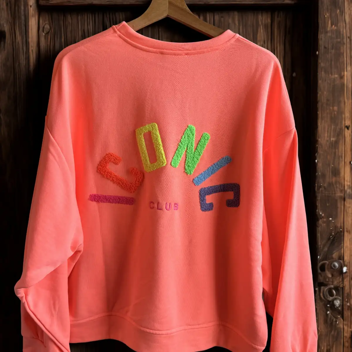 #891 Sweat ICONIC corail fluo