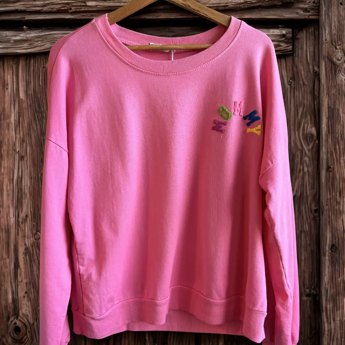 #876 Sweat MOMMY Fuchsia