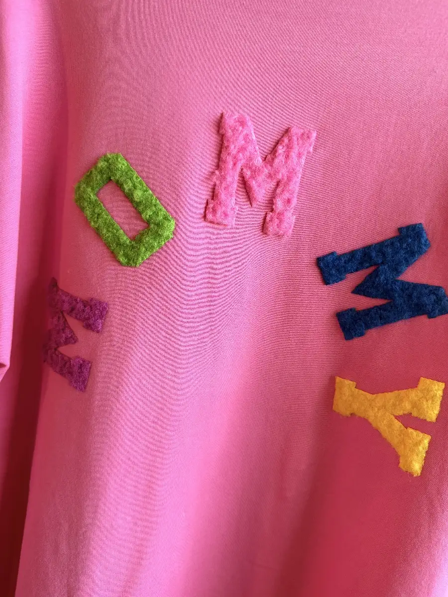 #876 Sweat MOMMY Fuchsia