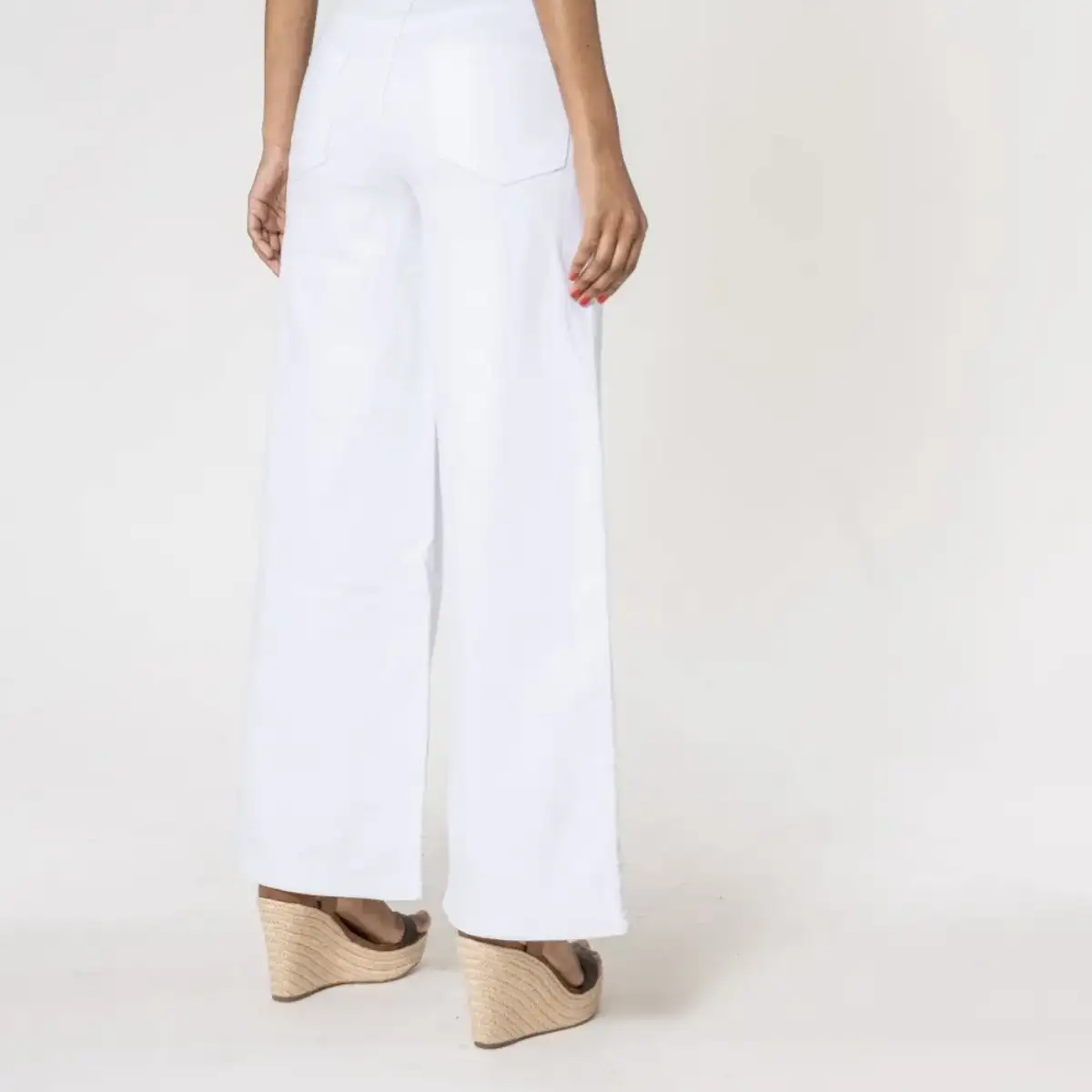 #902 Jean Super Wide Blanc