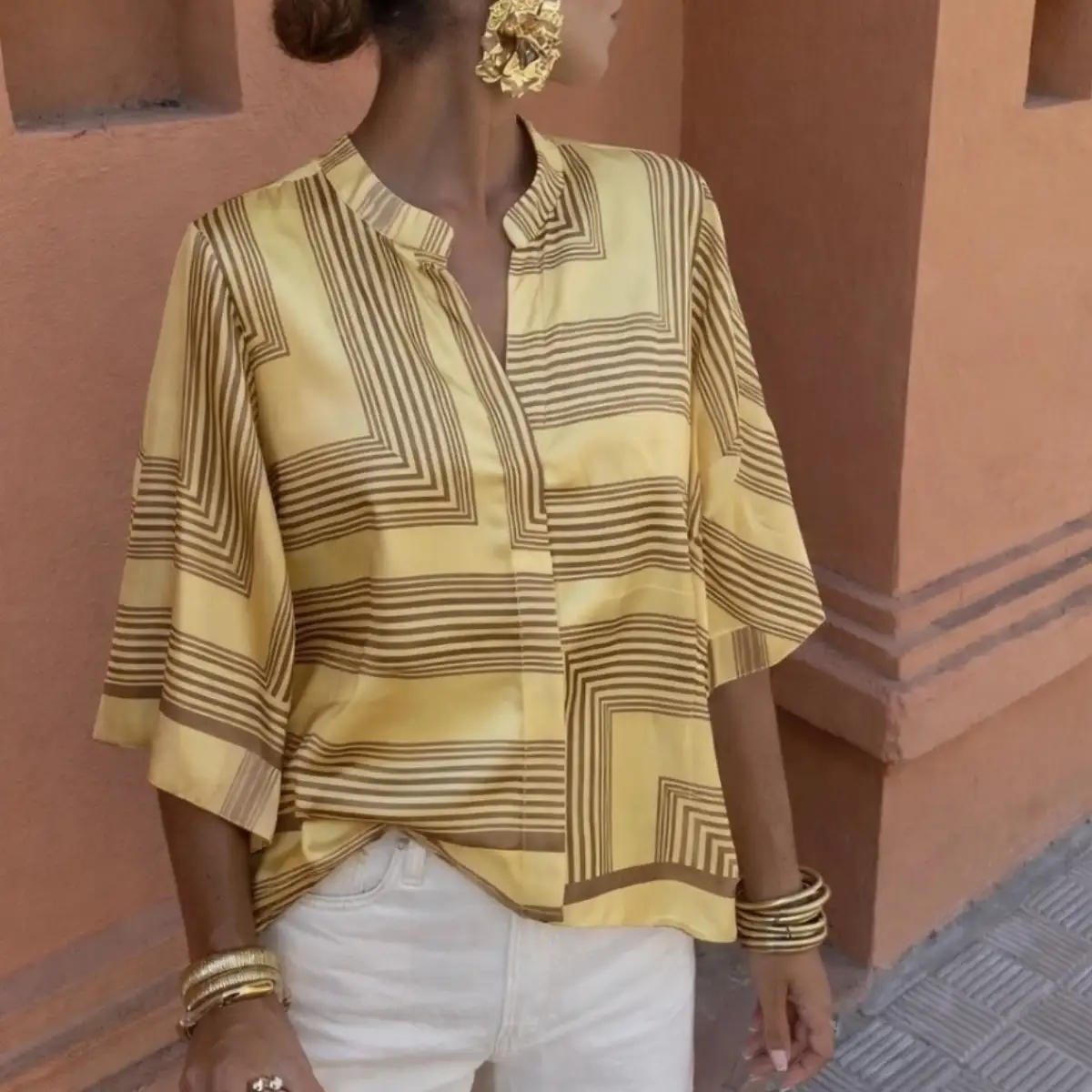 #921 Top Safia Jaune