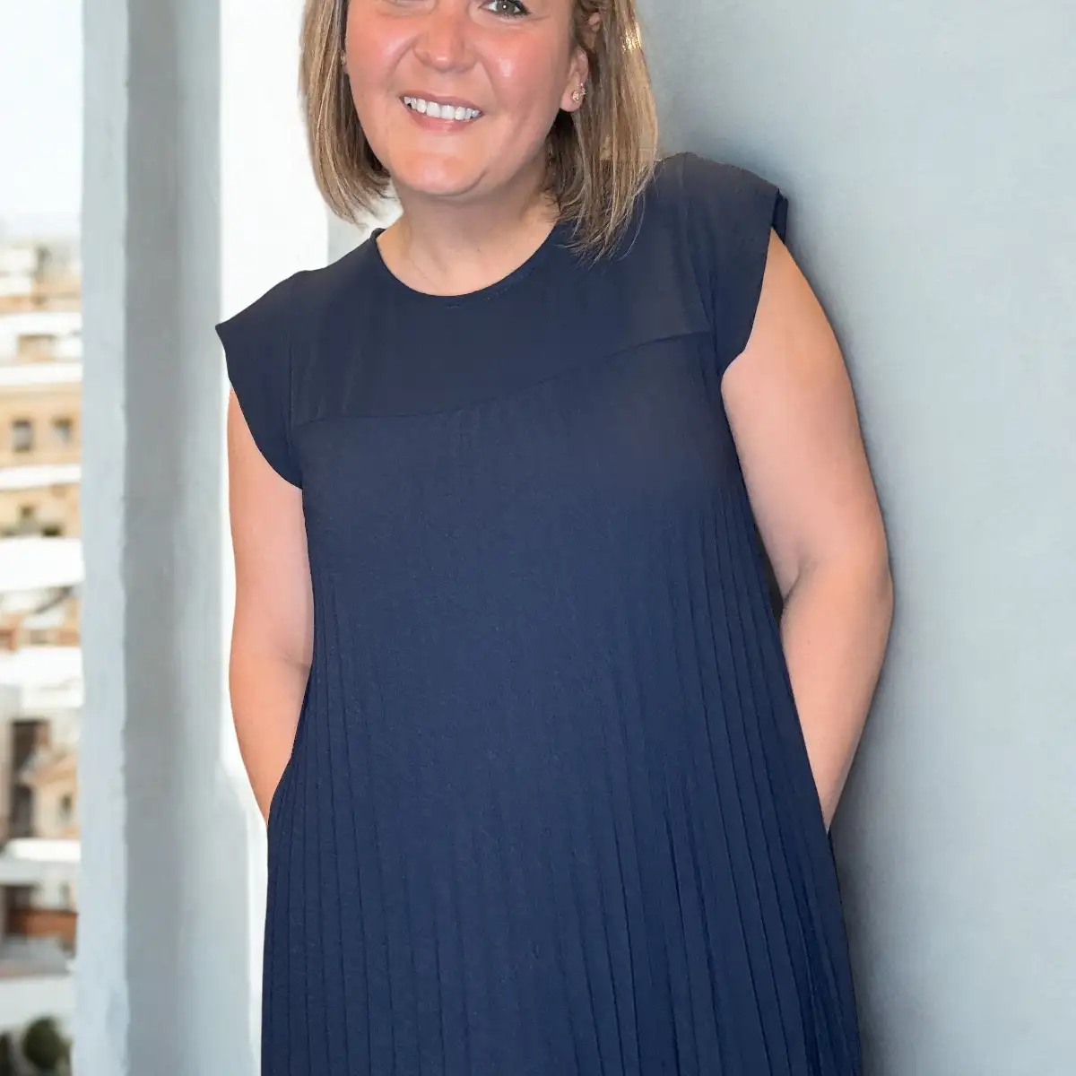 #933 robe Carla Marine