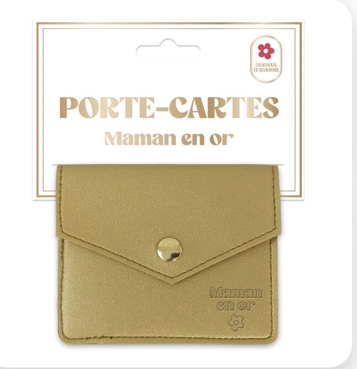 Porte cartes "Maman en or"