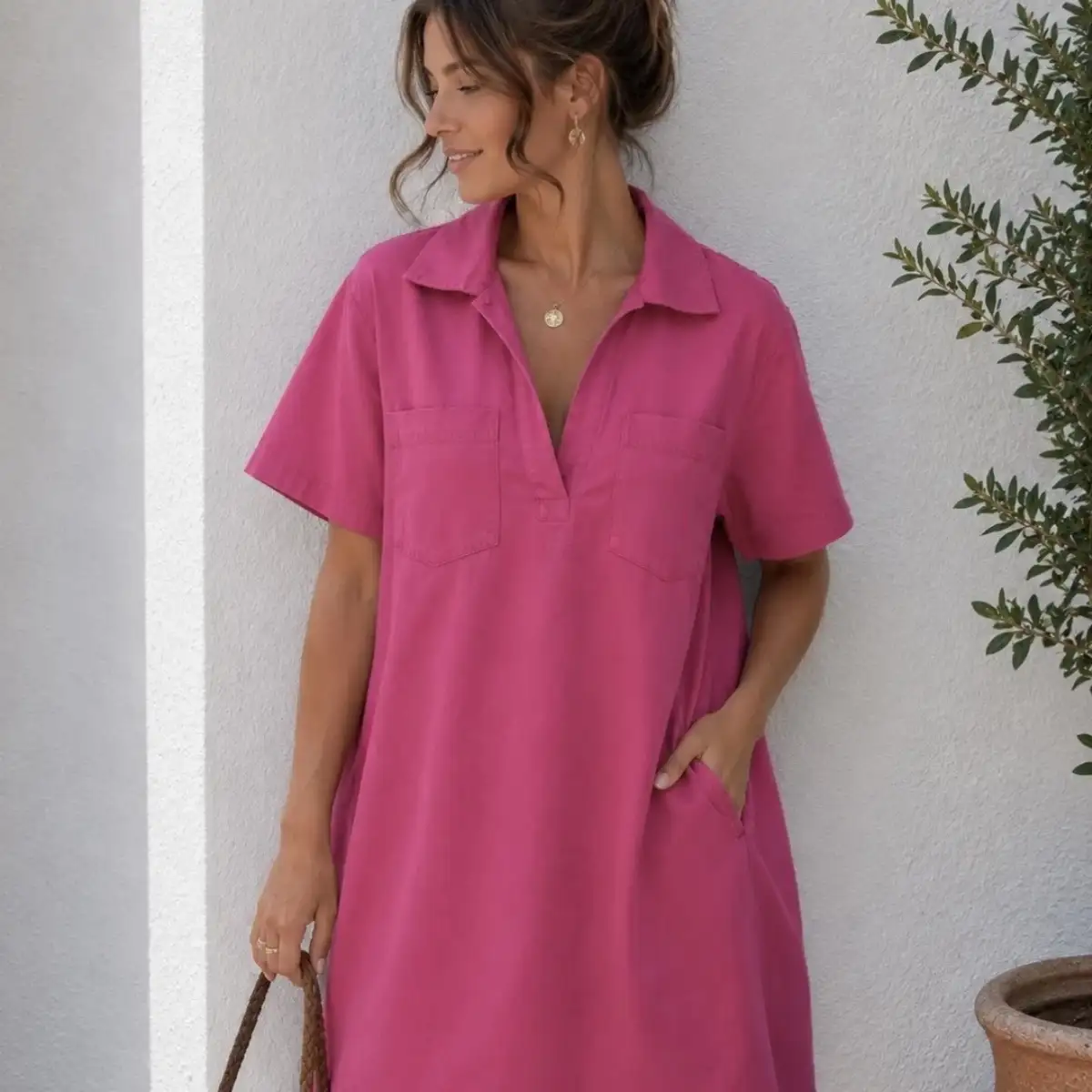 #979 Robe Marion (Fuchsia)