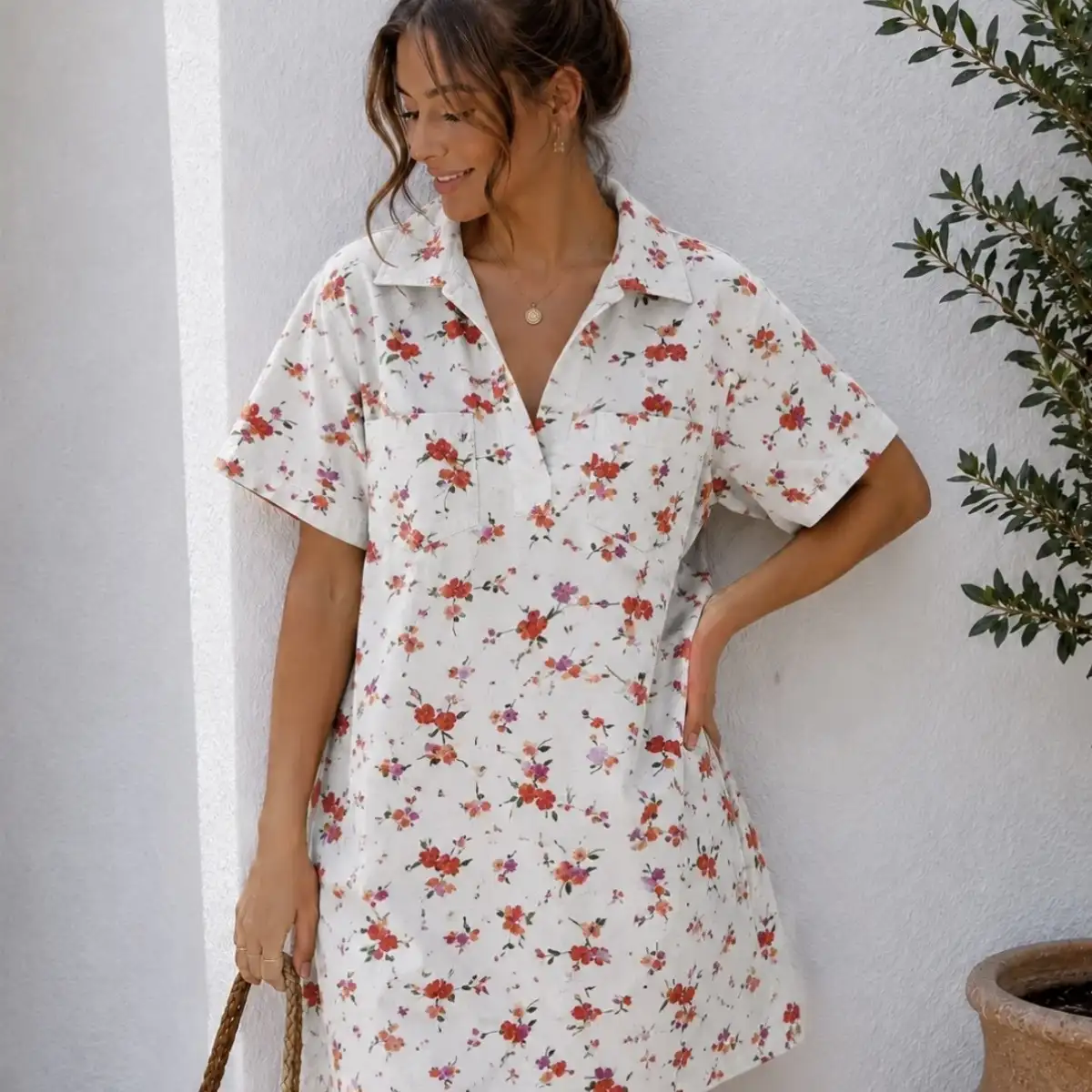 #982 Robe Marion (fleurs)