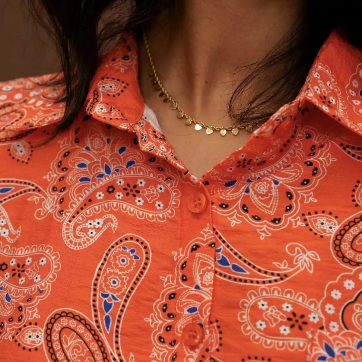 #986 Chemise bandanas