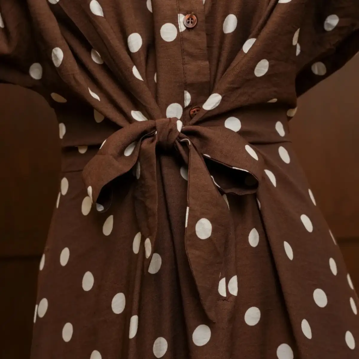 #988 Robe Claudine (chocolat)