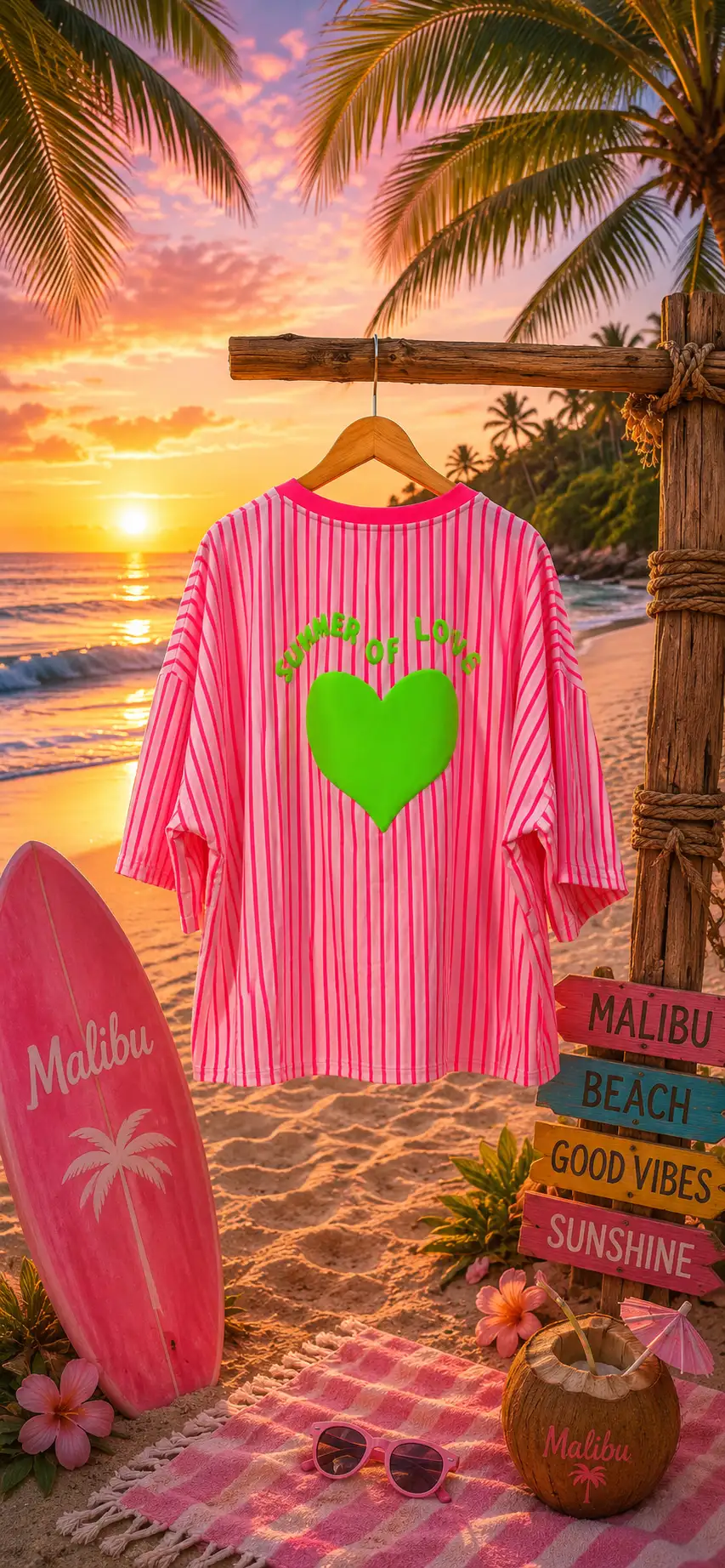 #995 T shirt Summer Love Rose