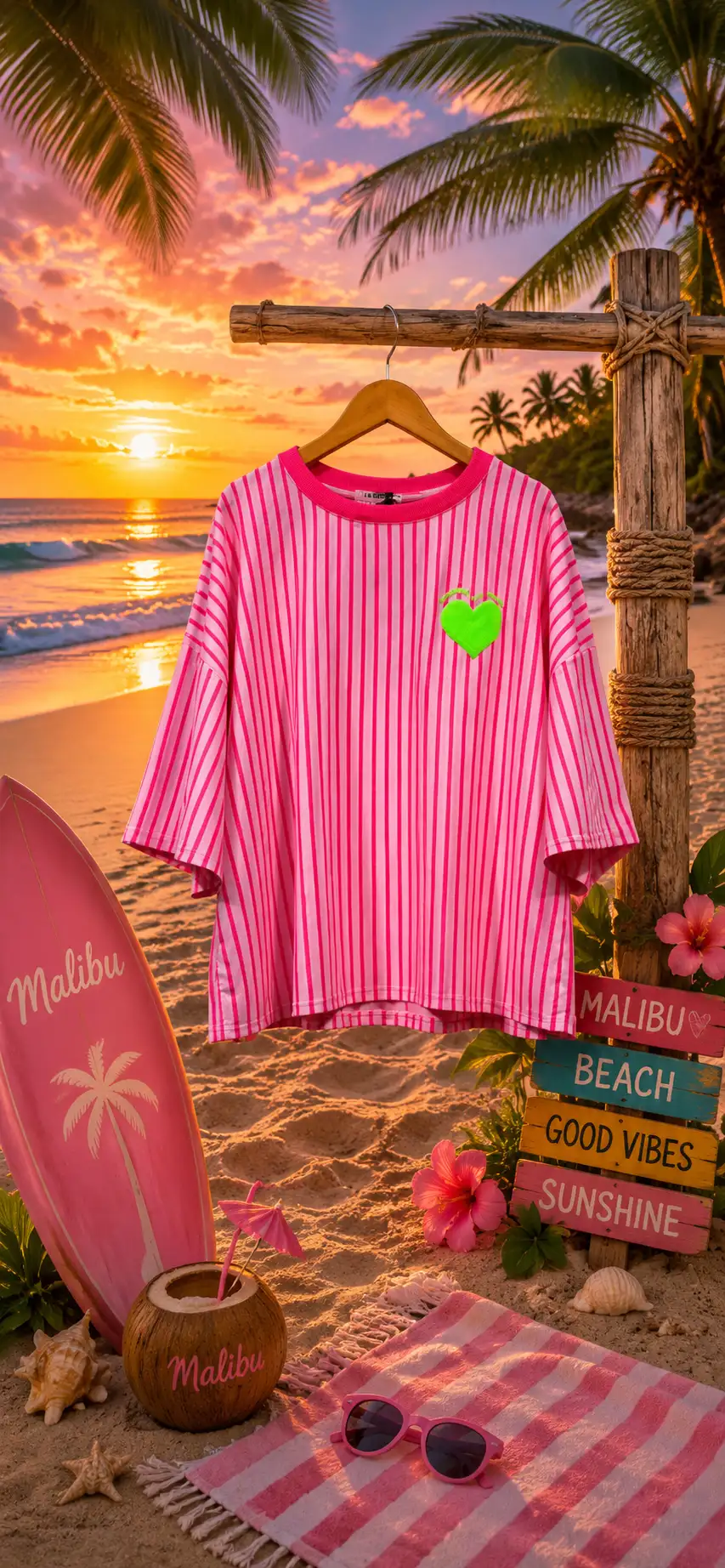 #995 T shirt Summer Love Rose