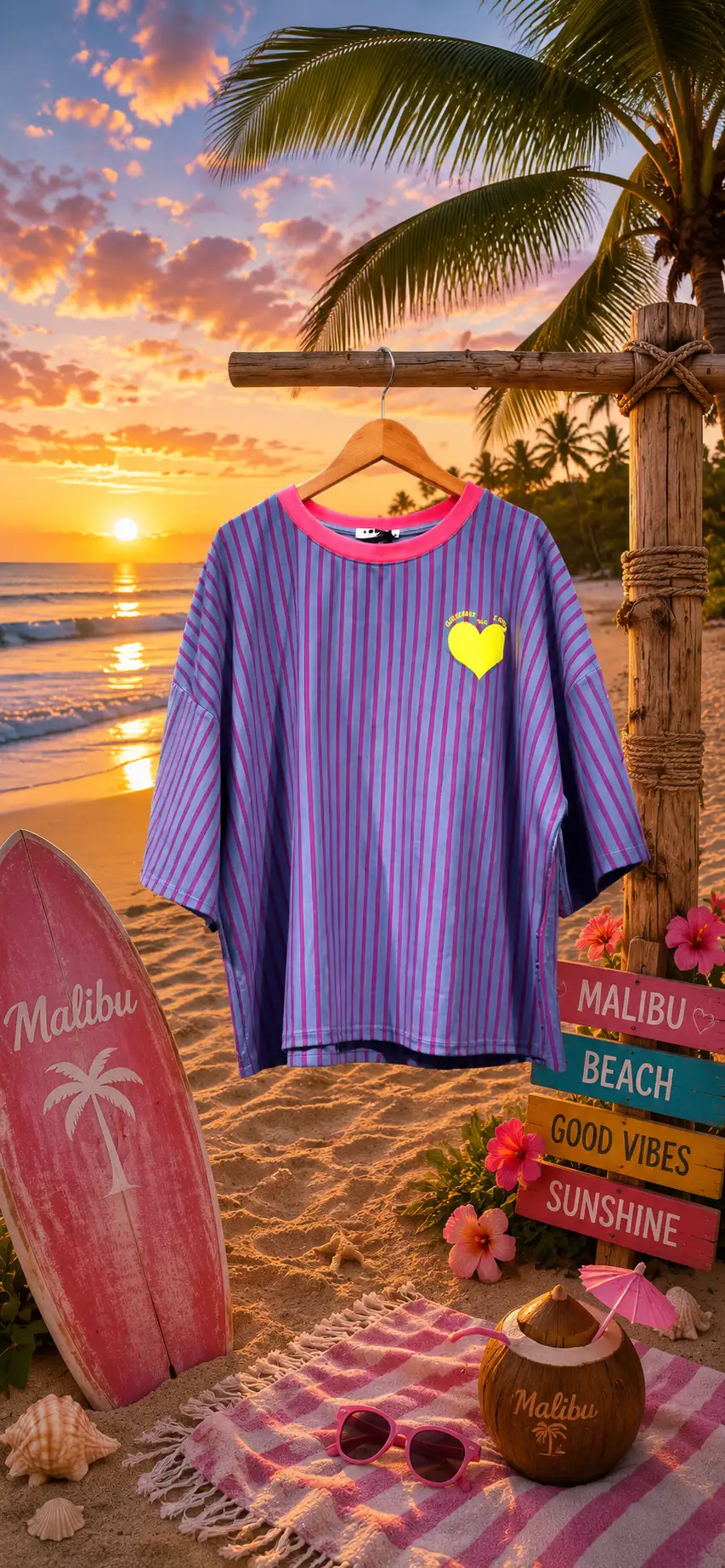 #995 T shirt Summer Love Violet