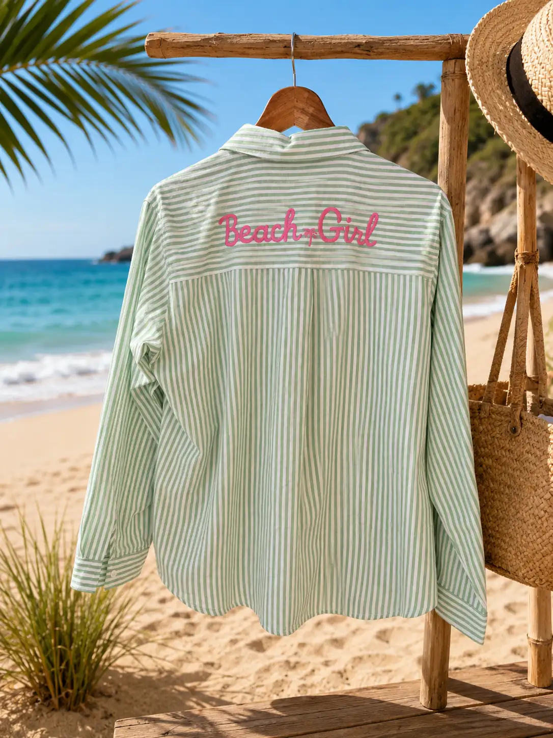 #896 Chemise BEACH GIRL