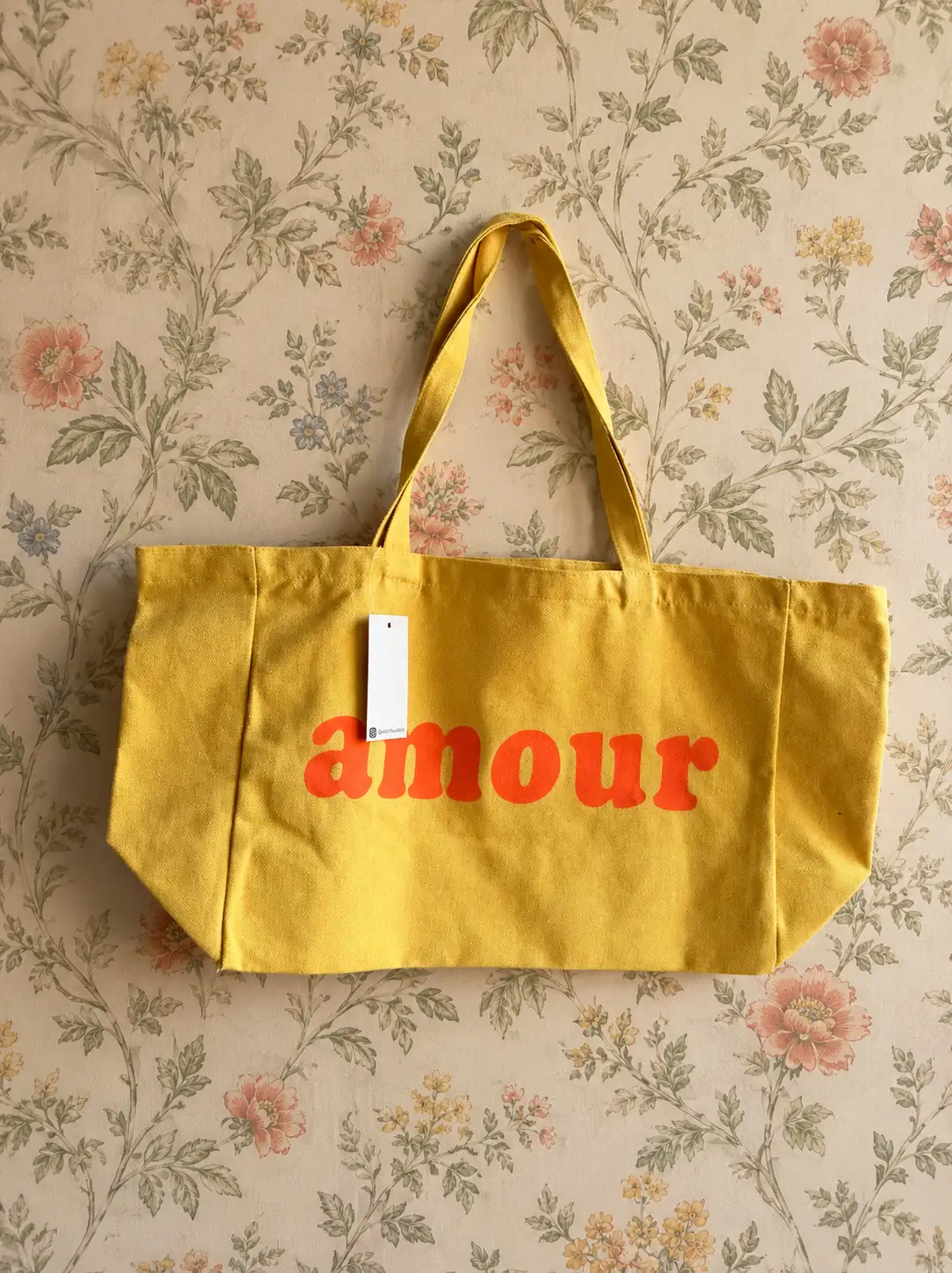 Tote Bag Bronzette AMOUR Jaune