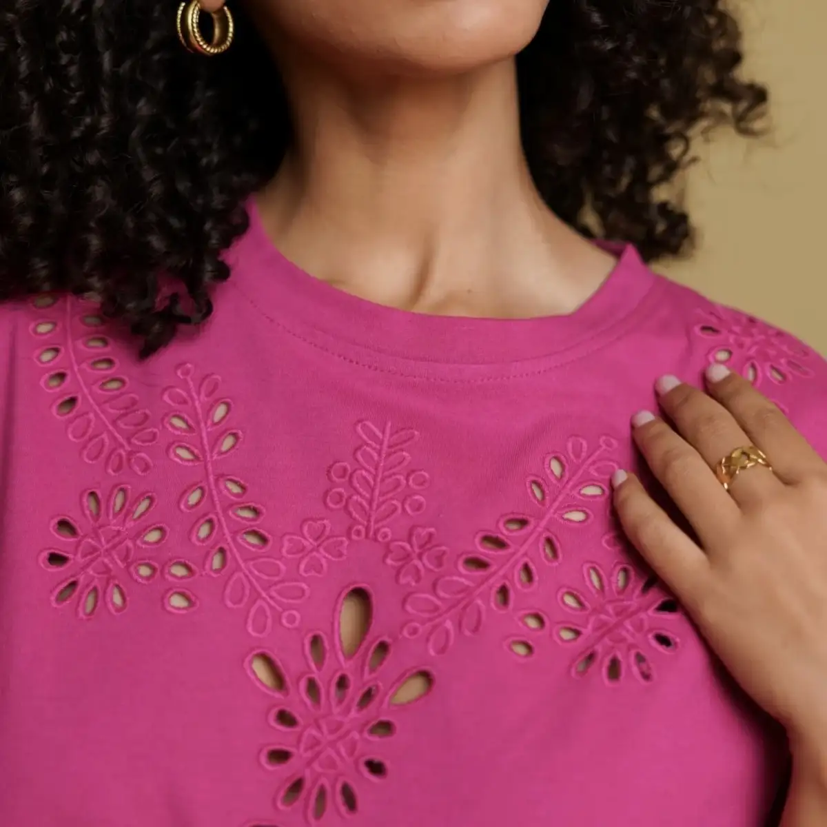 #026 T-Shirt Samira Fuchsia
