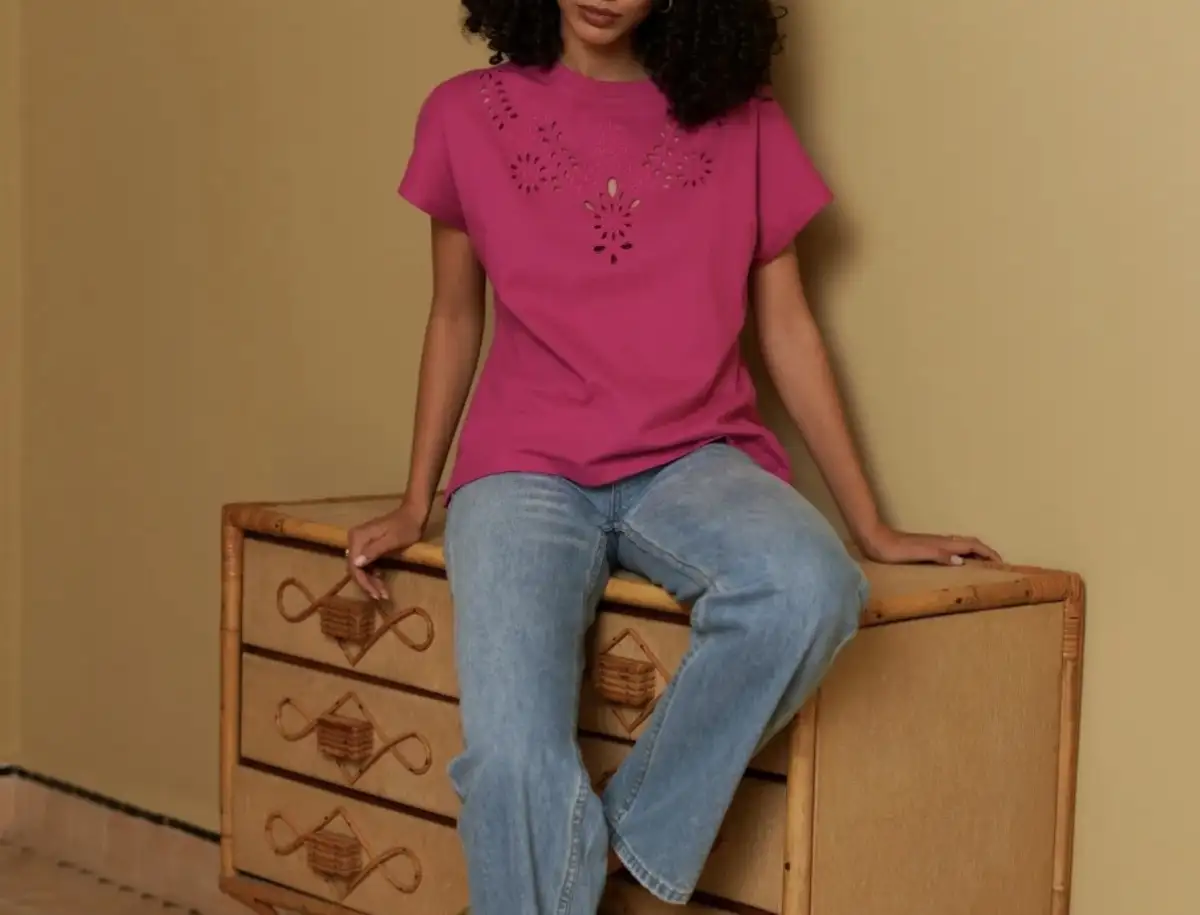 #026 T-Shirt Samira Fuchsia