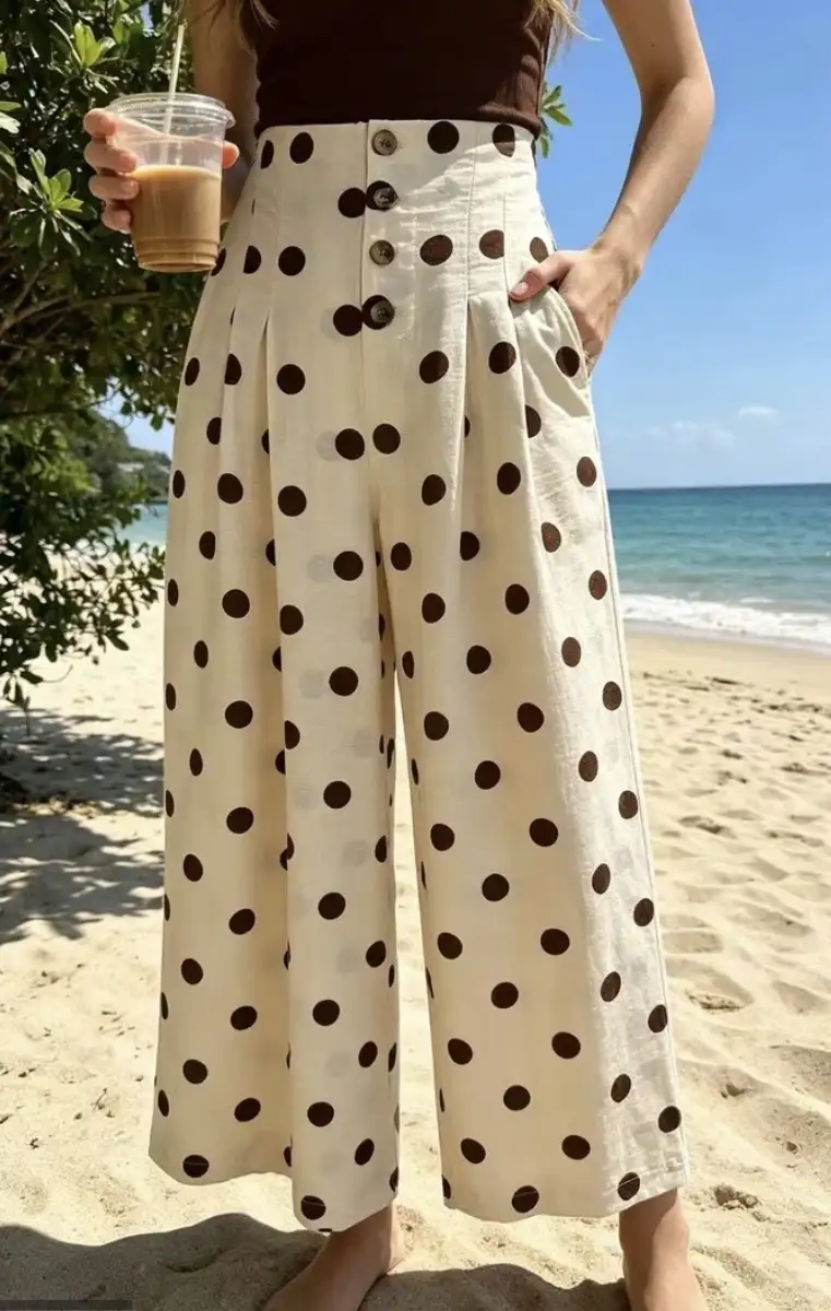 #036 Pantalon Claudine Ecru