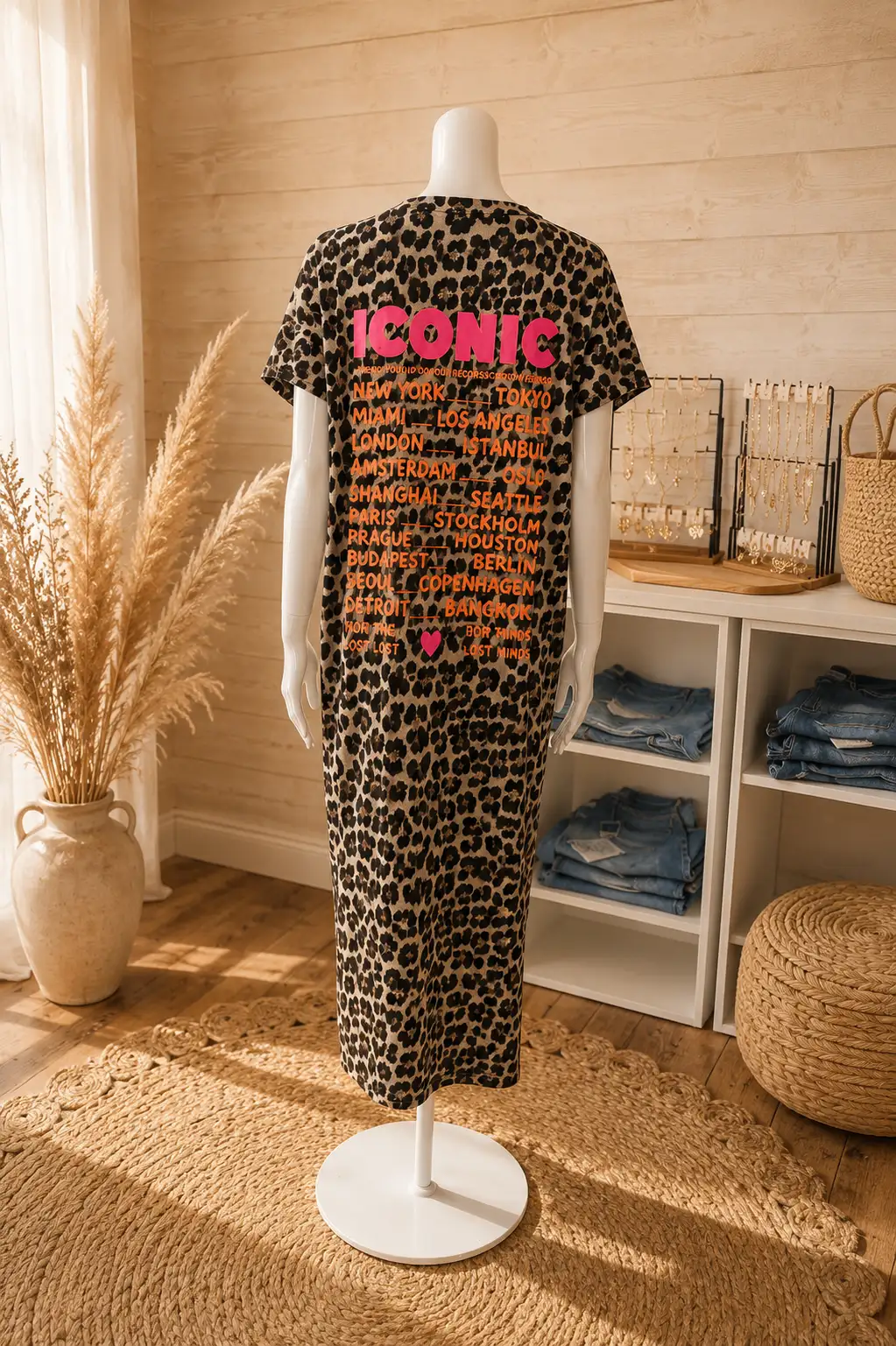 #023 Robe Tshirt Iconic Beige