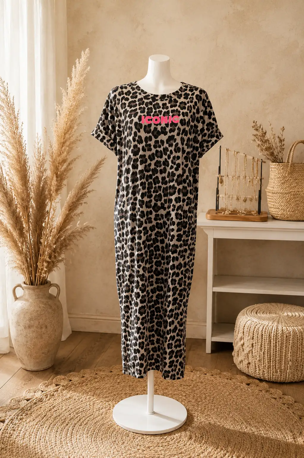 #023 Robe Tshirt Iconic Beige