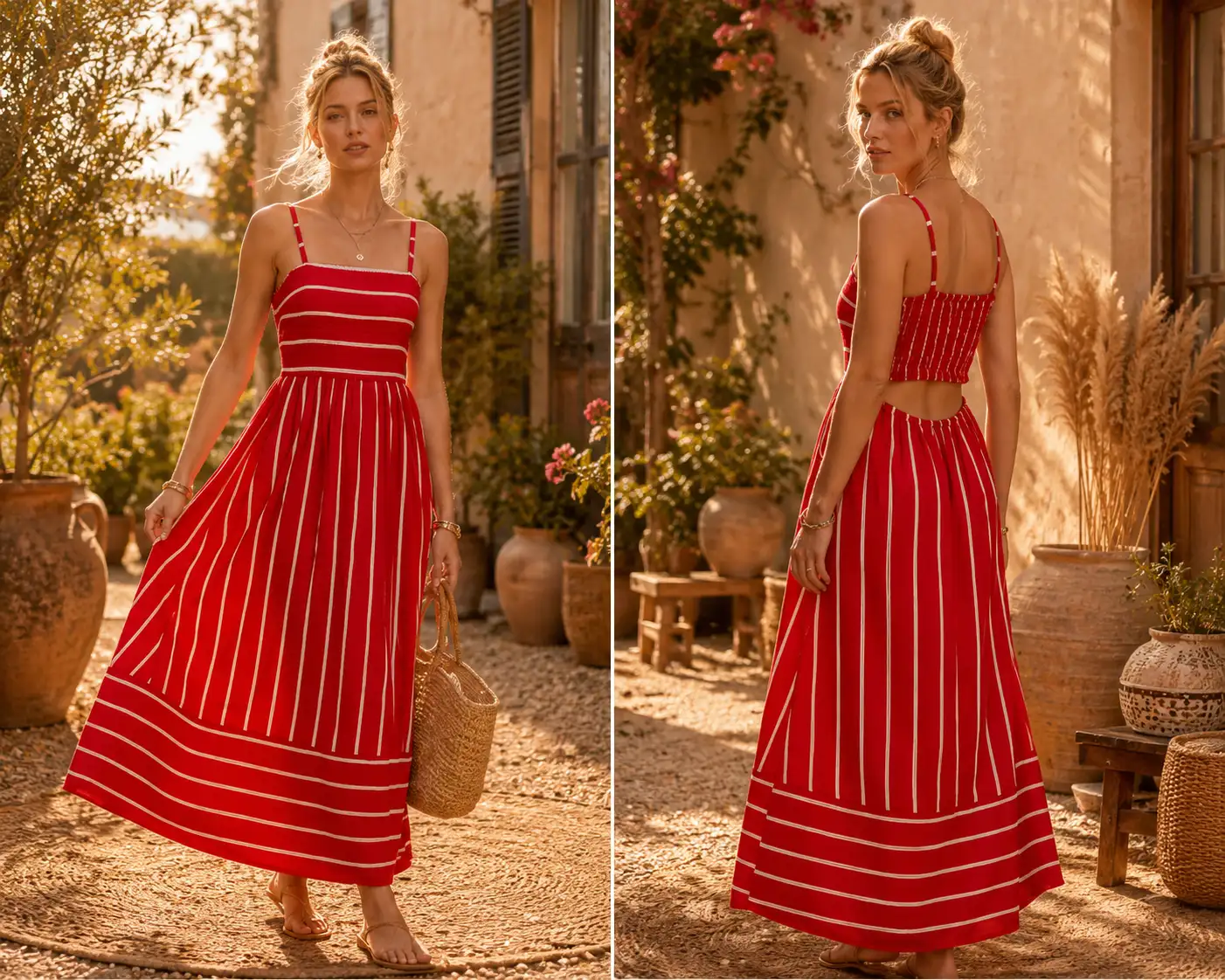 #043 robe Estelle (rouge)